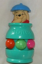 Winnie the Pooh Toddler Plastic Toy Hunny Honey Pot Jar Pop Up Jack in t... - $39.59