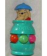 Winnie the Pooh Toddler Plastic Toy Hunny Honey Pot Jar Pop Up Jack in t... - $39.59