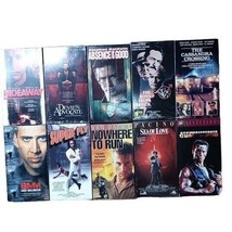 Lot 10 VHS Movies Action Adventure Drama Rated R #2 - £15.86 GBP