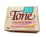 Tone Cocoa Butter Bar Soap 2 Pack 4.75 oz each bar Sealed Original NEW J... - £40.42 GBP
