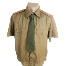 Cravatta camicia uniforme vintage maggiore ufficiale russo sovietico... - $39.27