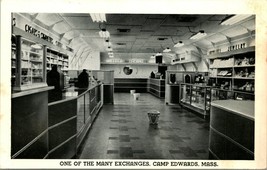1940s Postcard Camp Edwards Massachusetts MA One of the Many Exchanges Hament - £12.09 GBP