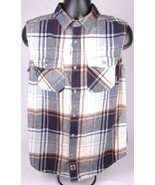 Legendary Whitetails Men&#39;s Woodsman Flannel Vest Shirt-MD - $51.17 CAD