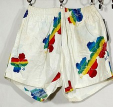 Vtg BSR Shorts Floral Swim Trunks Rainbow Hawaii Men Boys Special Reques... - £22.05 GBP