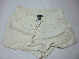 Forever 21 Tan Drawstring Shorts M - £11.80 GBP
