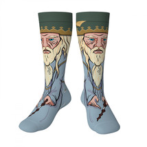 Harry Potter Dumbledore Crossover Crew Socks Multi-Color - $21.82