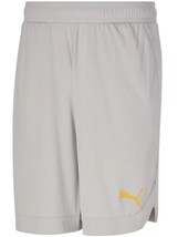 Puma Men&#39;s dryCELL 10&quot; Basketball Shorts Harbor Mist Grey-Large - £17.29 GBP