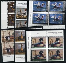 RW39-79, MNH VF/XF Duck Plate Blocks - Hand Selected! CV $4287 * Stuart ... - £1,448.80 GBP