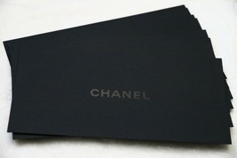 10 Authentic CHANEL Black Envelope 22cm x 11cm Sleeve Presentation Envelopes Lot - £15.80 GBP