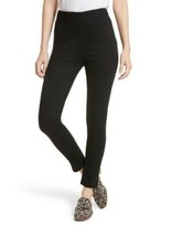 FREE PEOPLE Womens Jeans Ultra High Skinny Rinsed Black Size 26W OB762937 - £43.85 GBP