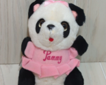 Hallmark Shirt Tales Tails vintage Pammy Panda teddy bear pink shirt - £7.93 GBP