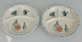 Vintage Eden Peter Rabbit &amp; Friends Children&#39;s F. Warne &amp; Co. Divided Dish Plate - £11.86 GBP