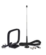 Magnetic Base Telescopic Fm Antenna And Am Loop Antenna For Pioneer Onky... - £23.94 GBP