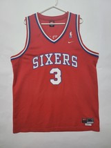 Nike Philadelphia 76ers Allen Iverson Sixers Jersey #3 Sz XL +2 Length NBA Rare - £110.79 GBP