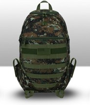 TRANSPORT PACK Green  Digital Tactical Backpack MOLLE Tactical Hunting R... - £31.31 GBP