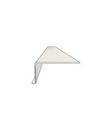 Ribbed Under Cabinet Acrylic Narrow Replacement Lens L-Shape Width 1-15/... - $25.74