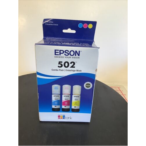 Epson T502420-S EPSON T502 YELLOW INK BOTTLE WITH SENSORMATIC FOR USE IN... - $46.41