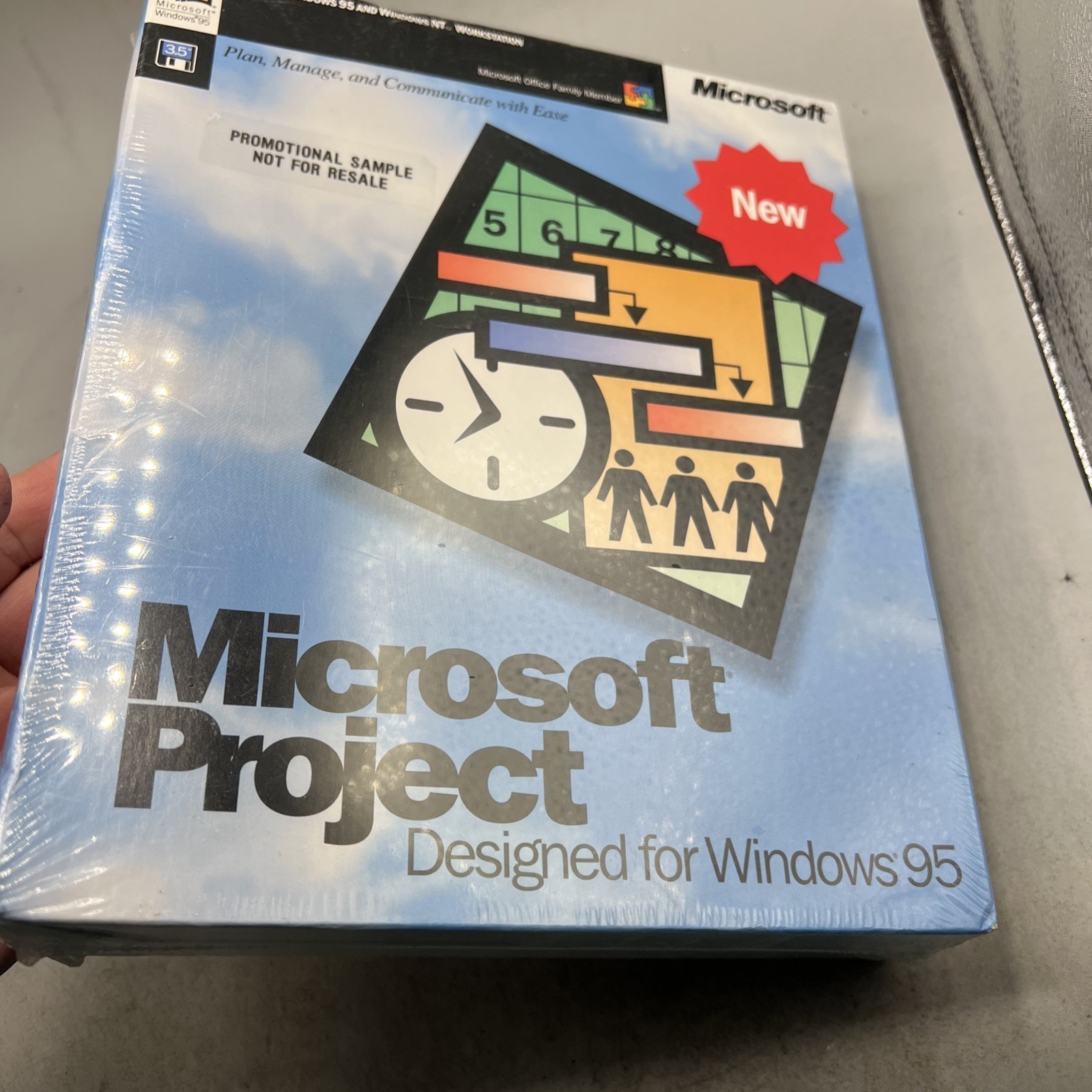 Microsoft  Project ~ Designed For Windows 95 ~ New Sealed Item image 13