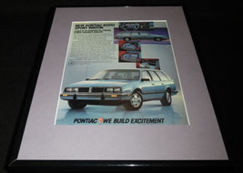 1984 Pontiac 6000 Sport Wagon 11x14 Framed ORIGINAL Vintage Advertisement - £27.45 GBP