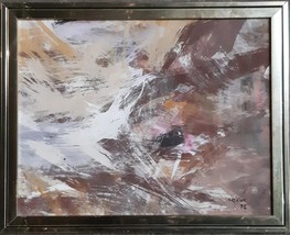 Jean Rene Bazaine, Gouache on cardboard, Signed, Dimensions 35 x 44 cm  - £1,595.01 GBP