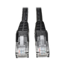 Tripp Lite N201-010-BK 10FT CAT6 Patch Cable M/M Black Gigabit Molded Snagless P - £12.32 GBP