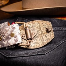 Marco Di Milano Genuine Snake Skin Western Belt Arkansas Natural image 7