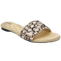 Birdies Women Slide Sandals The Sparrow Size US 10 Champagne Gold Silver Shadow - £39.56 GBP