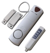 Premium Window Door Sensor Alarm With Ir Remote Control + Siren Chime Modes - £17.27 GBP