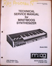 Moog Minitmoog Vintage Synthesizer Original Service / Technical Manual Book - $39.59