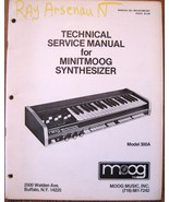 Moog Minitmoog Vintage Synthesizer Original Service / Technical Manual Book - $55.59 CAD