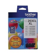 Brother LC203CLXL 3pk Ink Cartridges - Cyan/ Magenta/Yellow (LC2033PKS) - £33.81 GBP