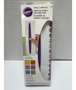 Wilton Cake Icing Smoother 9&quot; x 3&quot;  Stainless Steel Easy Grip Decorating... - $90.67 MXN