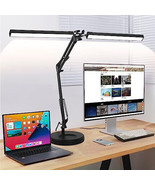 2-in-1 LED Desk Lamp, 24W Brightestwith Table Lamp with Clamp, - £143.72 GBP