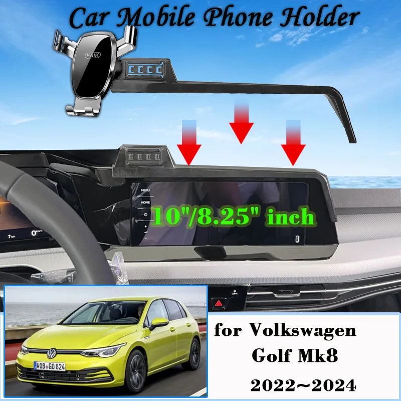 Car Mobile Phone Holder for Volkswagen Golf Mk8 Vw Golf GTE GTD GTI R-Line - £17.90 GBP+