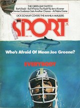  VINTAGE Dec 1975 Sport Magazine Mean Joe Greene Jaws Homage Cover - £15.81 GBP