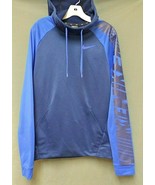 Nike Dry-Fit Hoodie Pullover Kangaroo Pocket Two Tone Blue Men’s Size Small - £11.78 GBP