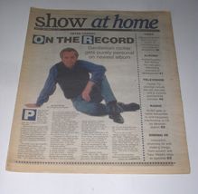 Peter Gabriel Show At Home Newspaper Supplement Vintage 1992 Cover Story**  - $24.99