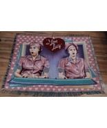 I Love Lucy Ethel Candy Factory Tapestry Lap Blanket Fringed Northwest 4... - £24.52 GBP