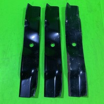 3 Pack Genuine OEM Husqvarna 539109754 Mulching Blades For 46&quot; Decks 14-7/8&quot; - $35.63