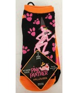 PINK PANTHER Halloween No Show Socks  Size 4-10 Woman&#39;s 2 New Pairs Tags... - £15.73 GBP