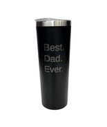 Best Dad Ever Black 20oz Skinny Tumbler LA5032 - $373.45 MXN