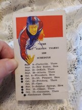 Vintage 1951 High School Football Schedule with Coca Cola Advertisement on Back - £9.59 GBP