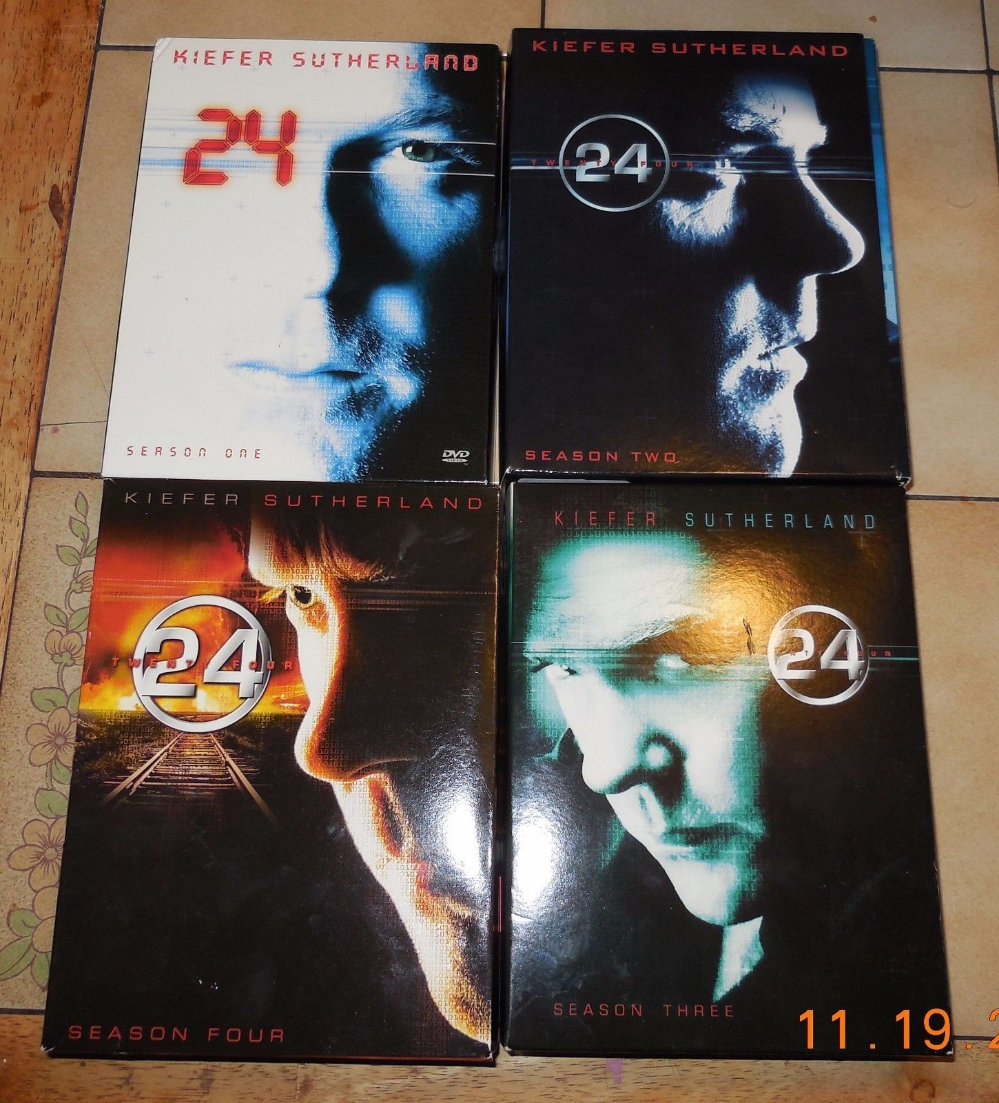 24 DVD SEASONs 1-4 Lot CBS - $59.40
