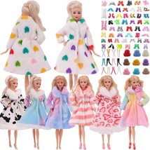 1/6 Doll Accessories Doll Coat Winter Clothes For Barbie Doll Clothes Kids Toys - £7.73 GBP+