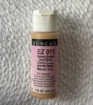Duncan Ez 011 Sienna Brown Ceramic Glaze E-Z Strokes 1oz - $2.00