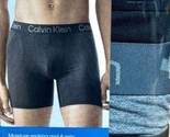 NIB Calvin Klein Men&#39;s Micro Mesh Boxer 4 Way Stretch, 3 Pack Black-Medium - £23.36 GBP