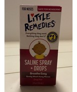 Little Remedies Saline Spray Drops Drug Free 1 oz - £6.51 GBP