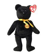 TY Beanie Babies 2001 Haunt Halloween Bear 8&quot; Plush With Heart Tag - €7,70 EUR