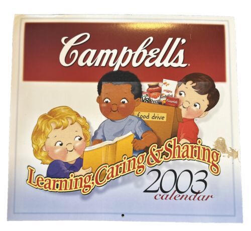 Vintage 2003 Campbell's Kids Calendar  - Read Description  - $7.70