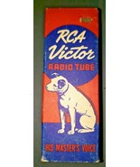 Vintage RCA Victor 7C5 LT Vacuum Radio Tube Nipper The Dog Graphics NOS ... - £15.89 GBP